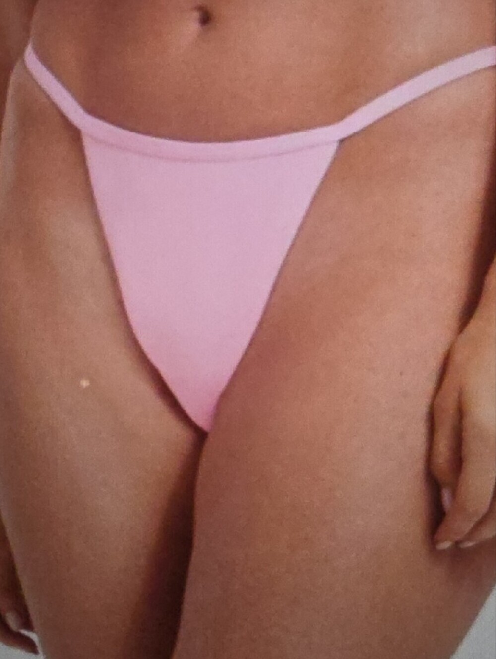 GOOD AMERICAN Perfect Fit Bikini Bottom Size 2 Sugar Pink